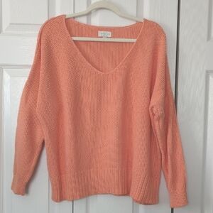 NWOT! ~LUCKY BRAND~ GORGEOUS SHERBET COLORED TEXTURED SWEATER-L